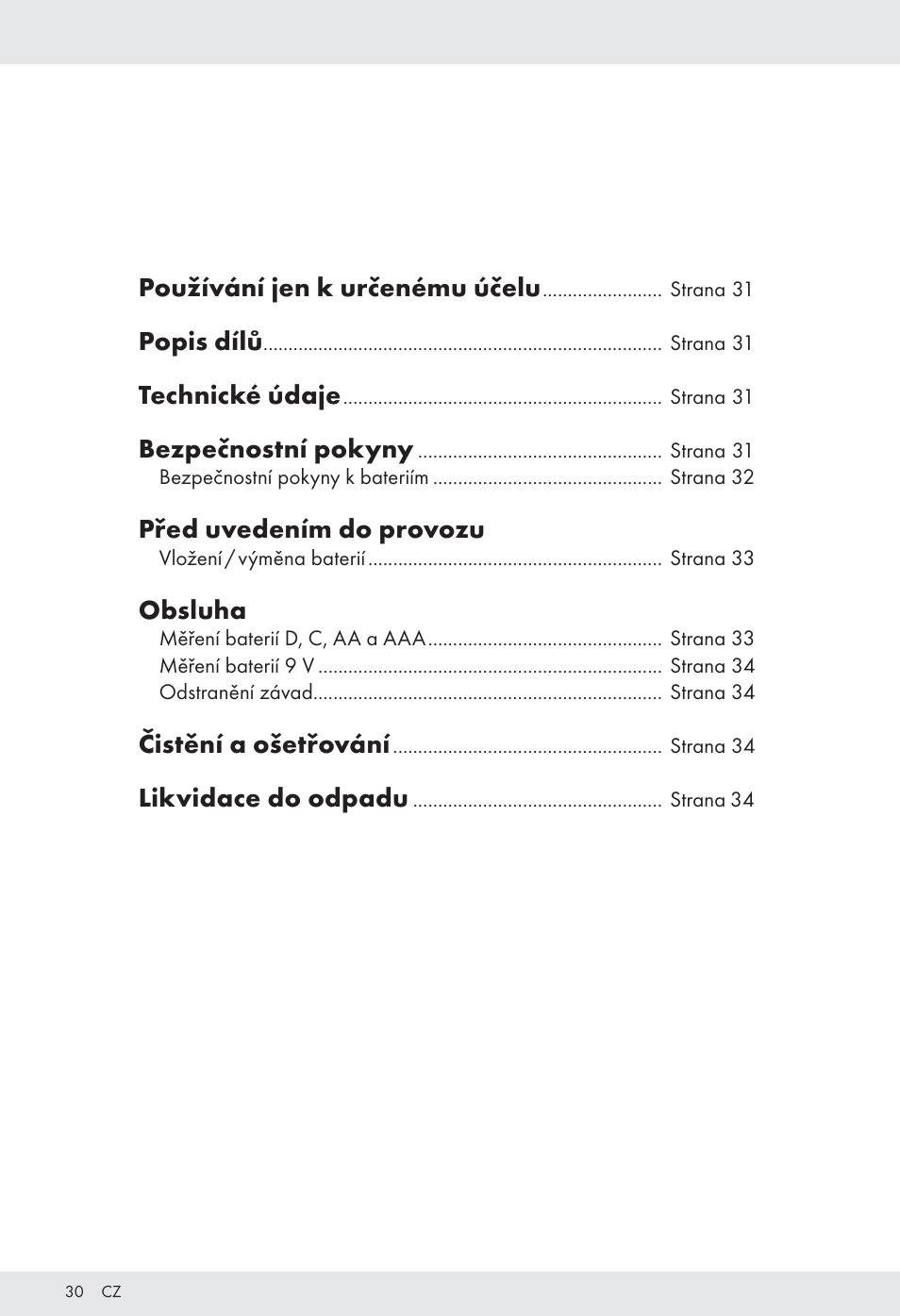 Tronic H12276 User Manual | Page 30 / 48