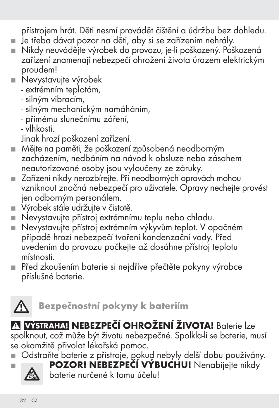 Tronic H12276 User Manual | Page 32 / 48