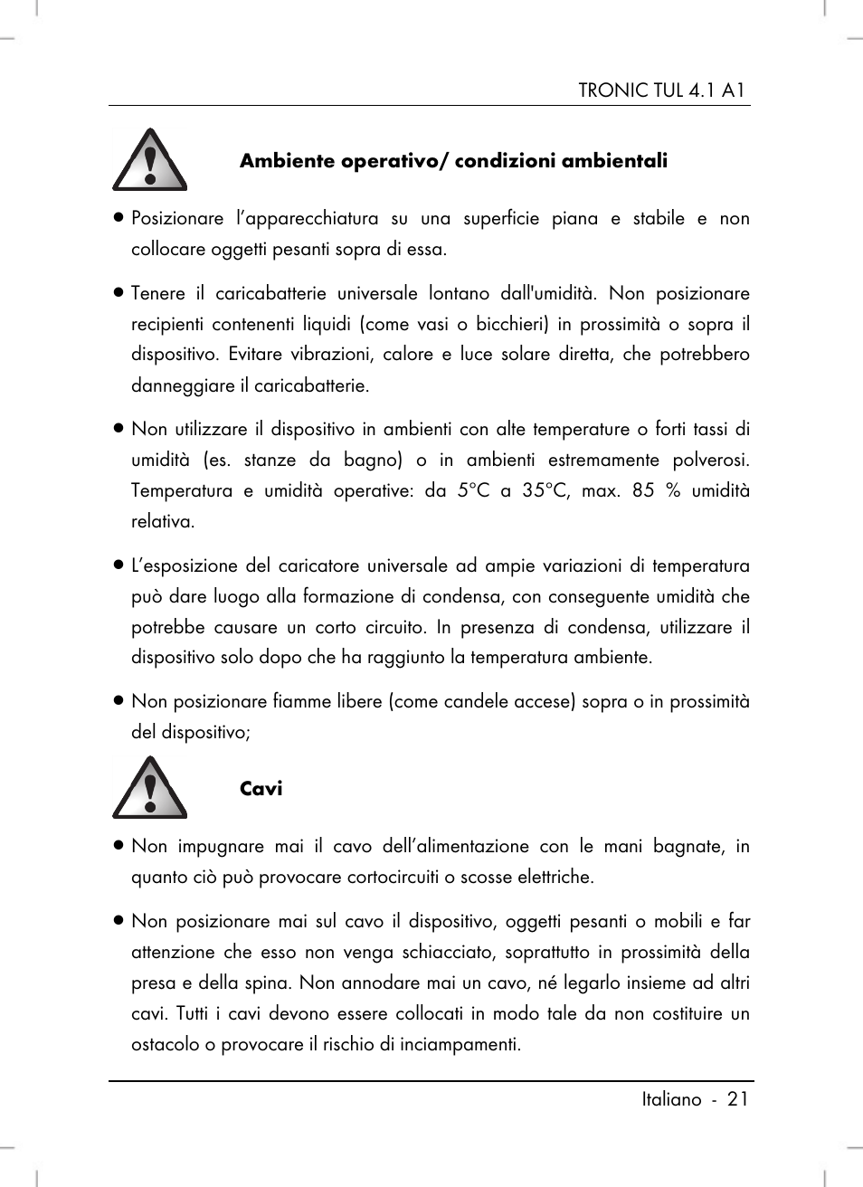 Tronic TUL 4.1 A1 User Manual | Page 23 / 80