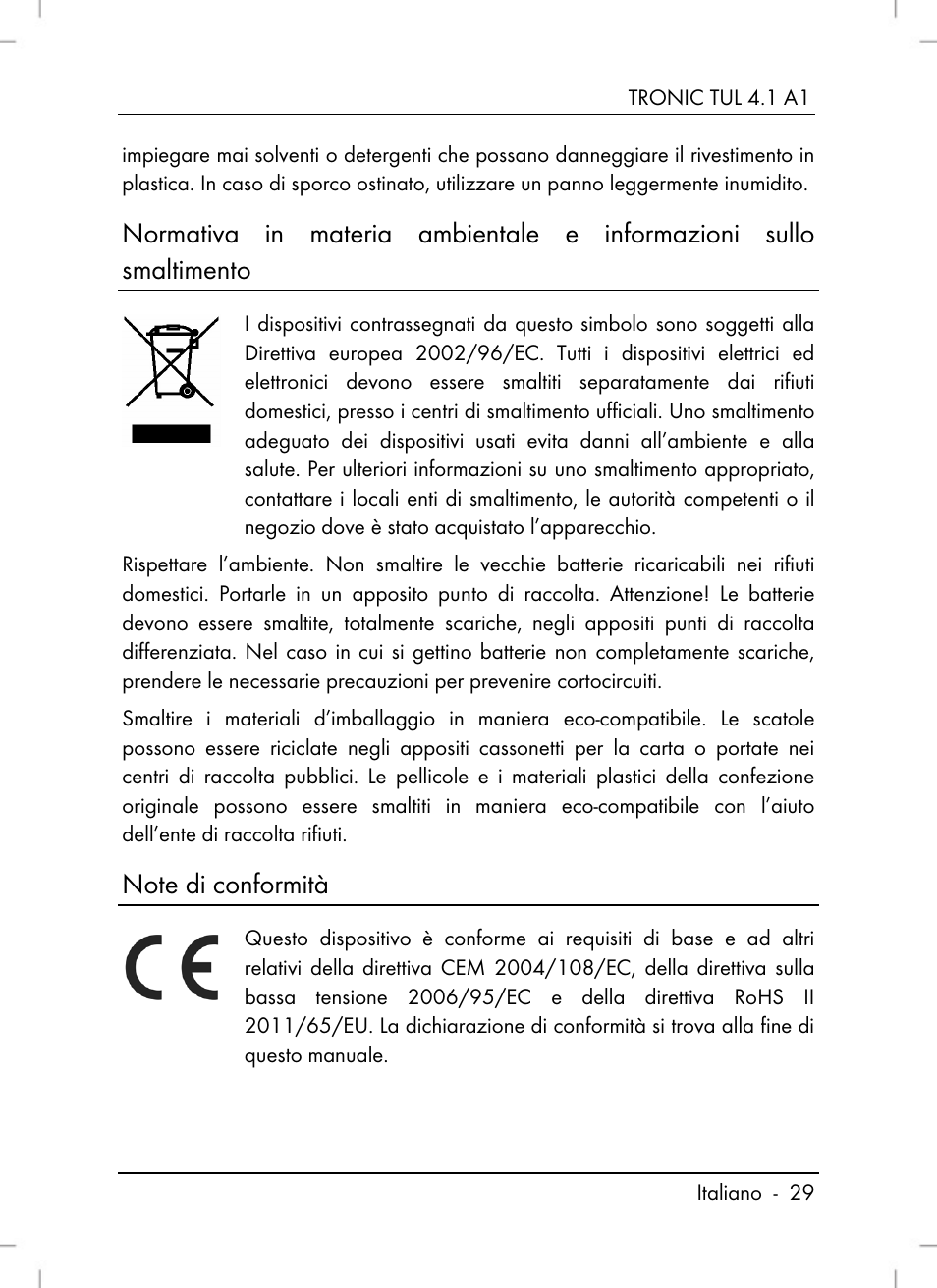 Tronic TUL 4.1 A1 User Manual | Page 31 / 80