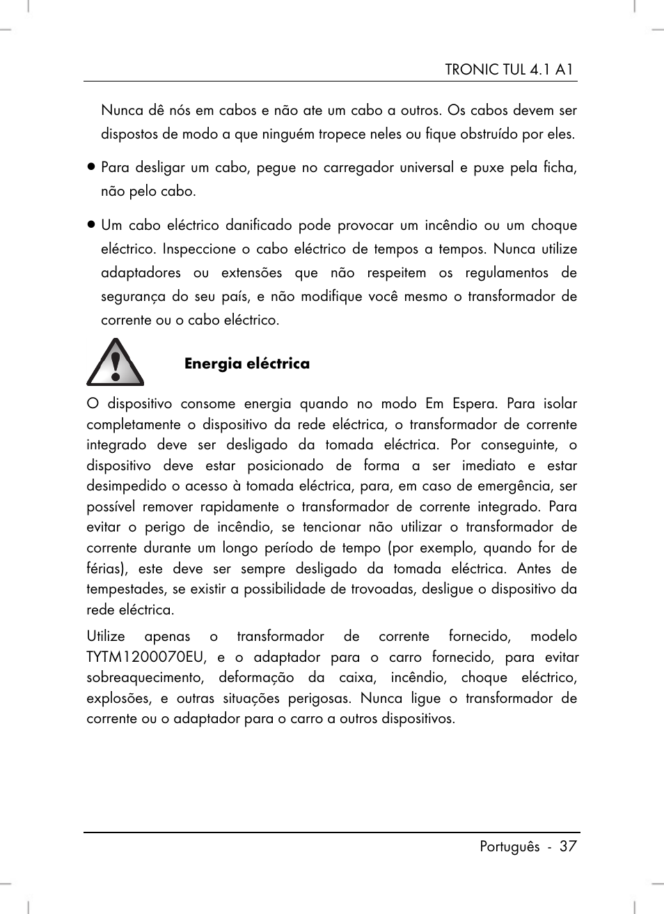 Tronic TUL 4.1 A1 User Manual | Page 39 / 80