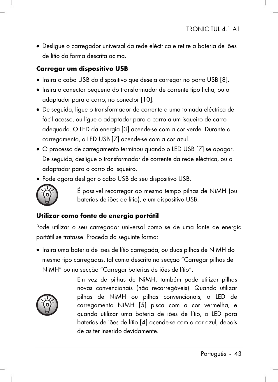 Tronic TUL 4.1 A1 User Manual | Page 45 / 80