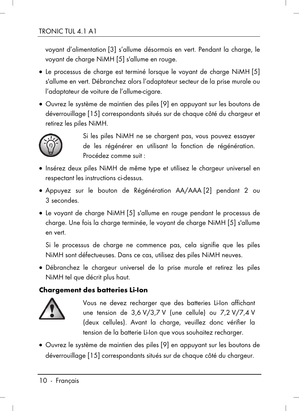 Tronic TUL 4.1 A1 User Manual | Page 12 / 66