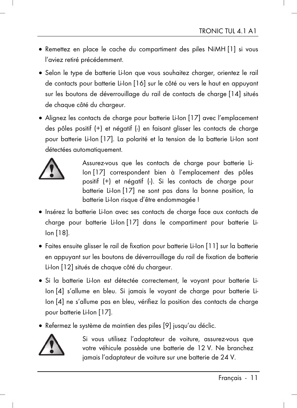 Tronic TUL 4.1 A1 User Manual | Page 13 / 66