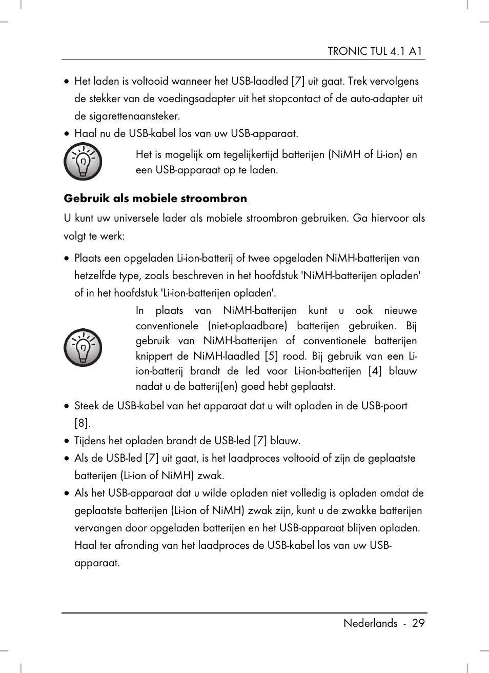 Tronic TUL 4.1 A1 User Manual | Page 31 / 66