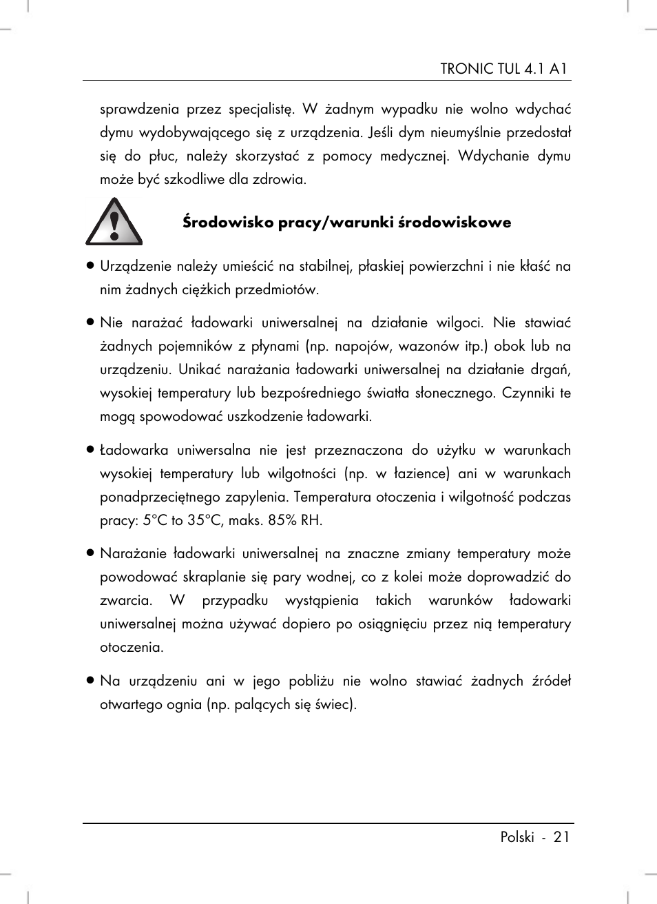 Tronic TUL 4.1 A1 User Manual | Page 23 / 80