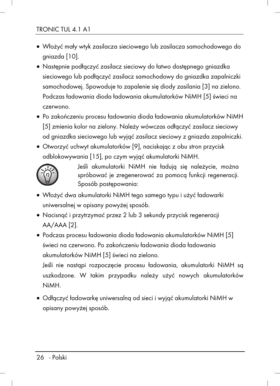 Tronic TUL 4.1 A1 User Manual | Page 28 / 80