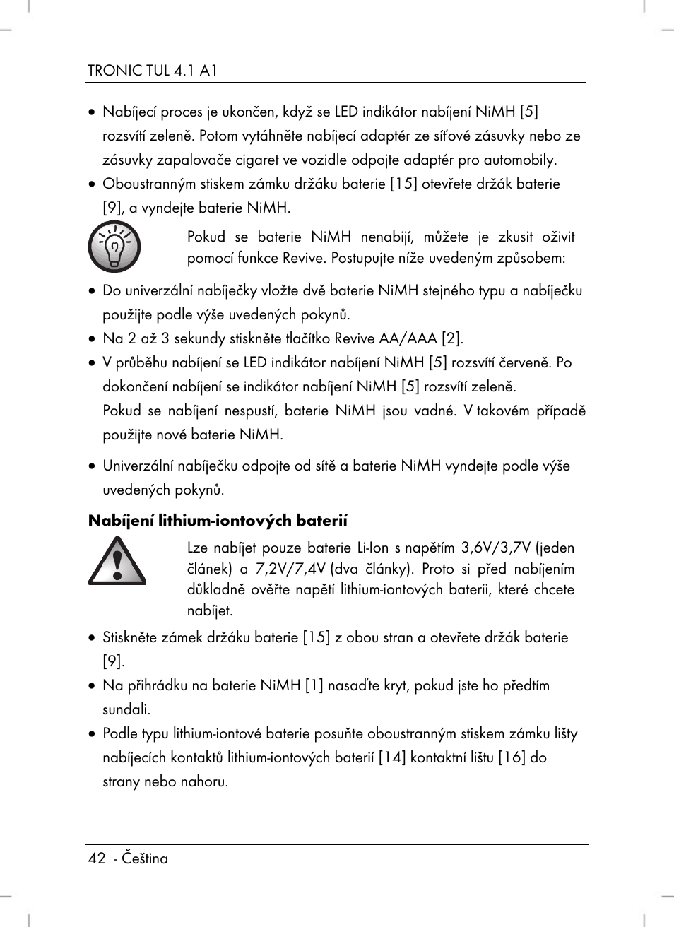 Tronic TUL 4.1 A1 User Manual | Page 44 / 80