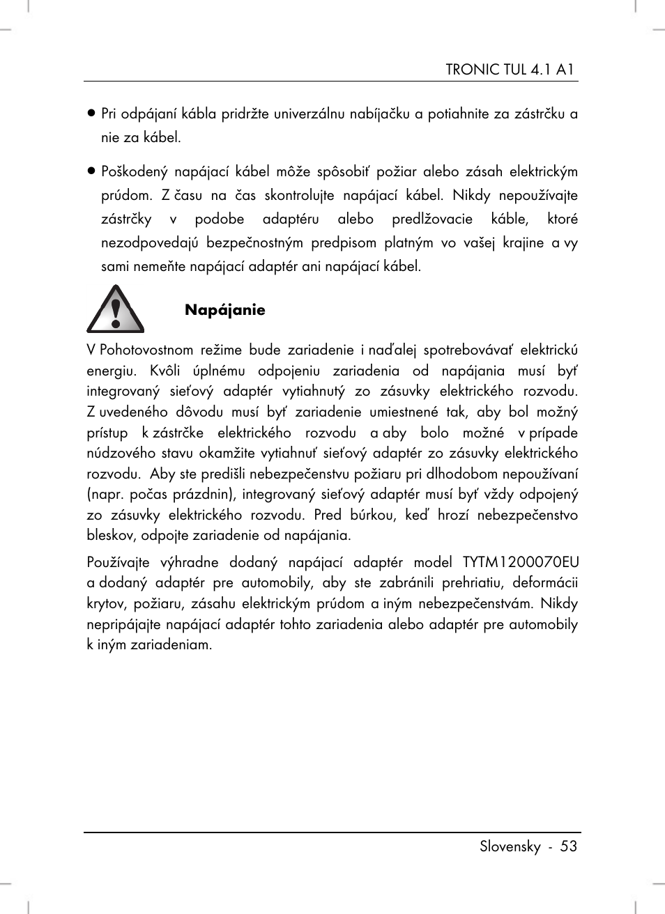 Tronic TUL 4.1 A1 User Manual | Page 55 / 80