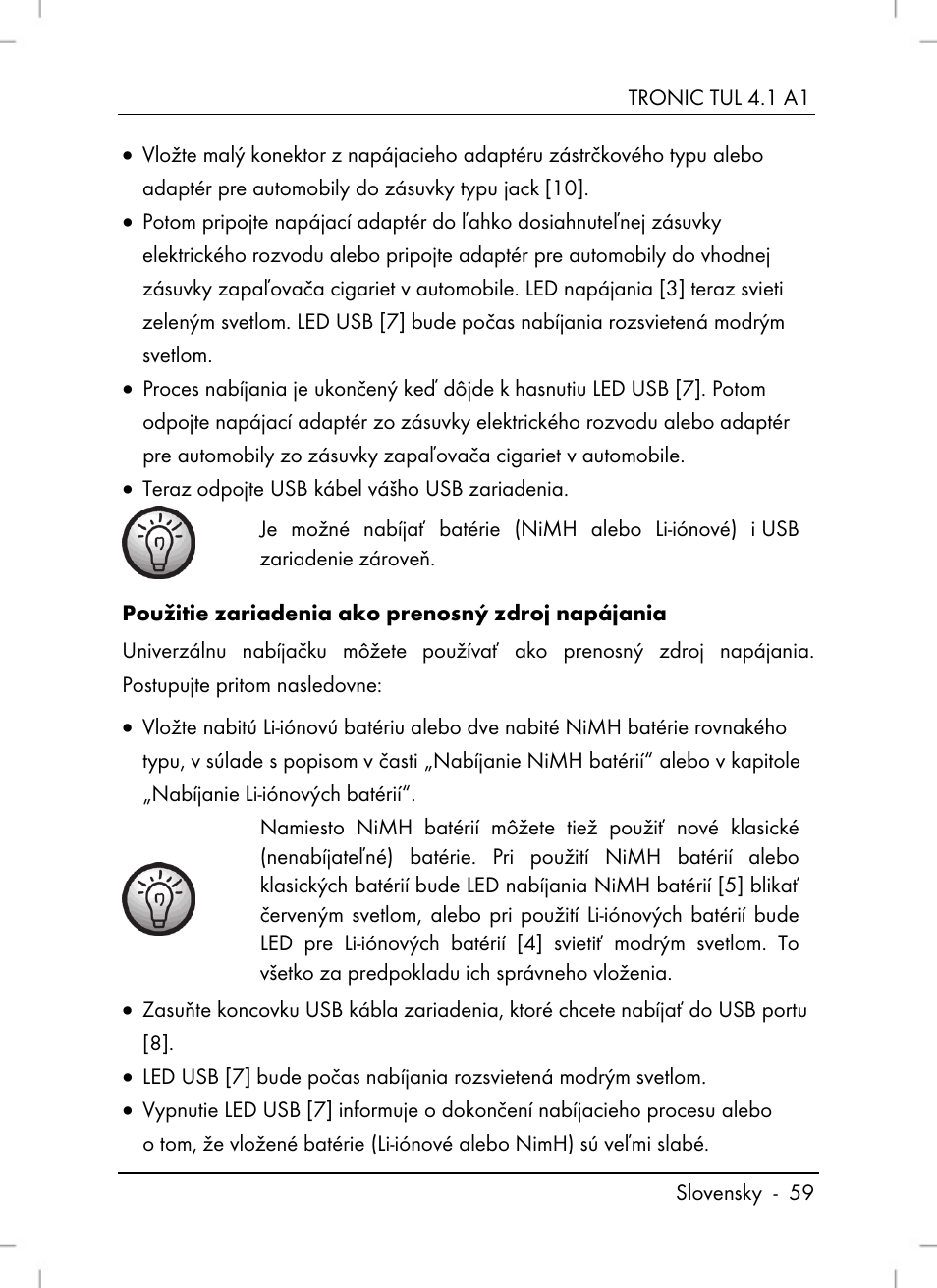 Tronic TUL 4.1 A1 User Manual | Page 61 / 80