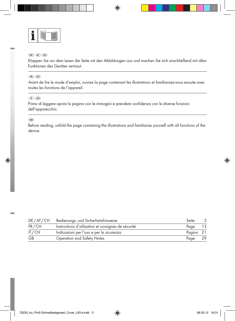 Tronic TLG 1000 B3 User Manual | Page 3 / 6