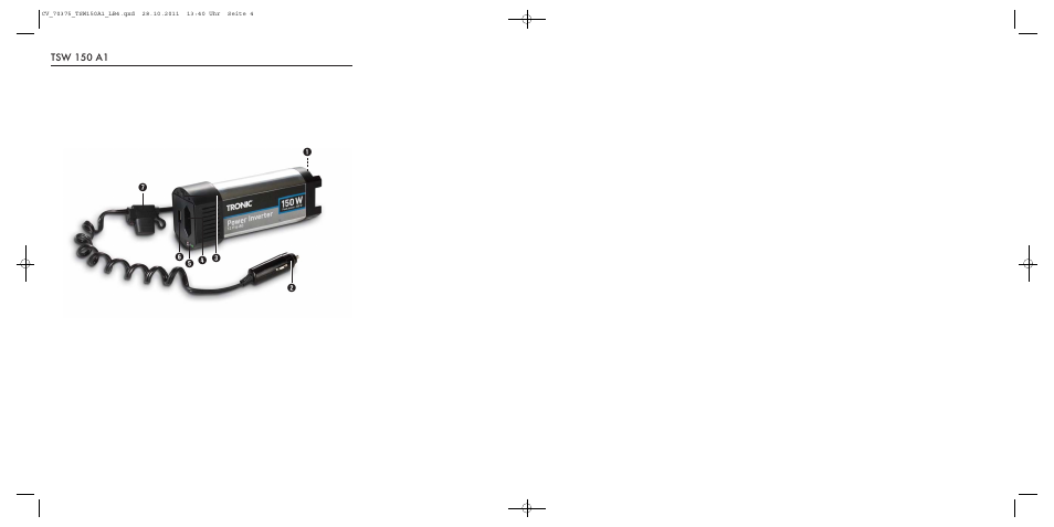 Tsw 150 a1 | Tronic TSW 150 A1 User Manual | Page 2 / 72