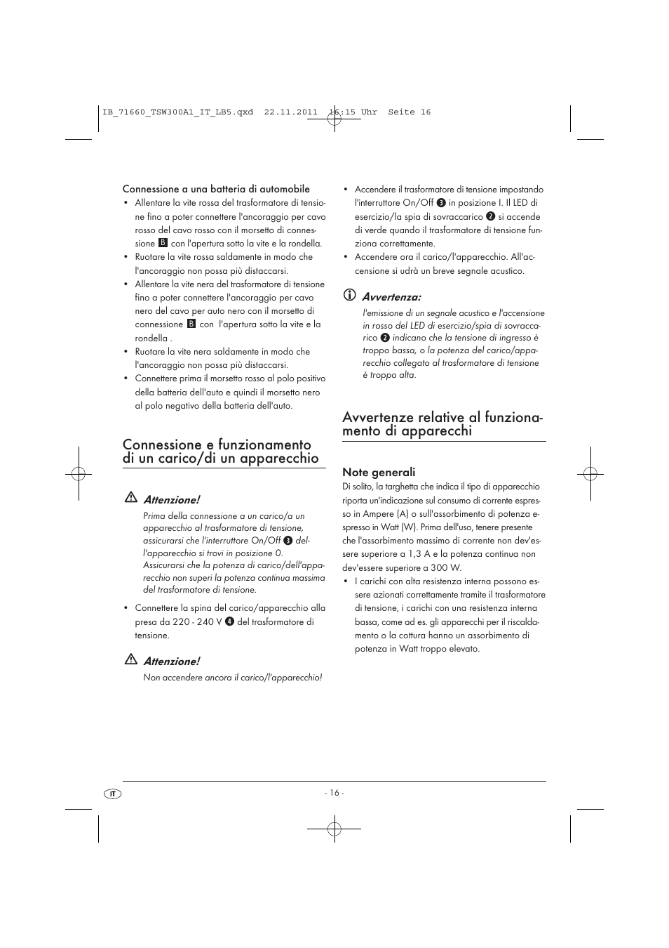 Tronic TSW 300 A1 User Manual | Page 18 / 42