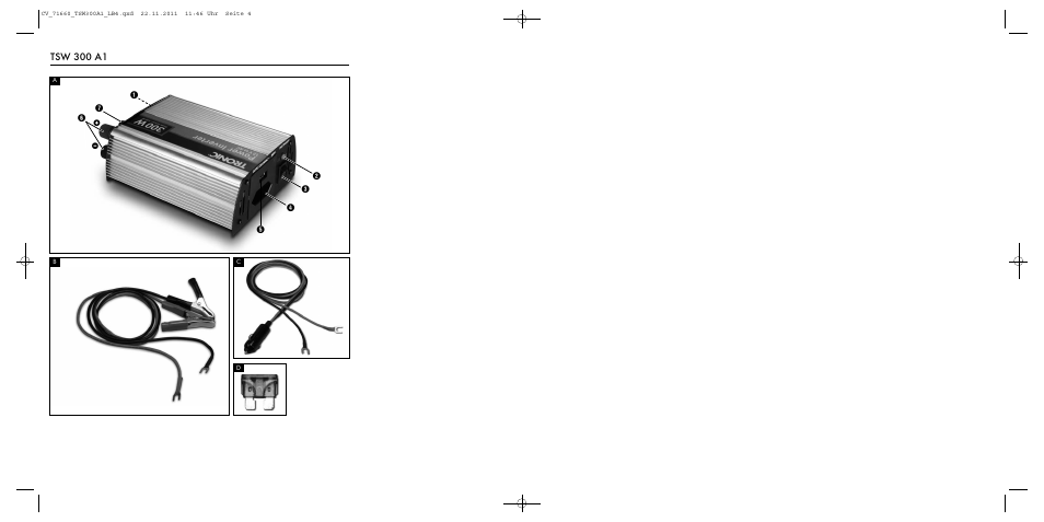 Tsw 300 a1 | Tronic TSW 300 A1 User Manual | Page 2 / 72