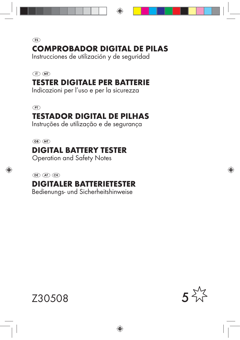 Tronic Z30508 User Manual | 20 pages