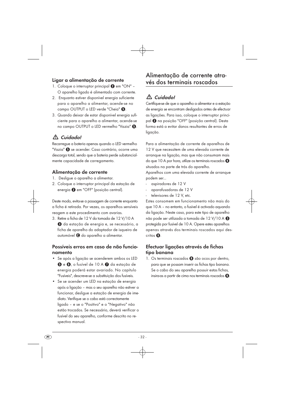 Cuidado | Tronic KH 3002 User Manual | Page 34 / 62