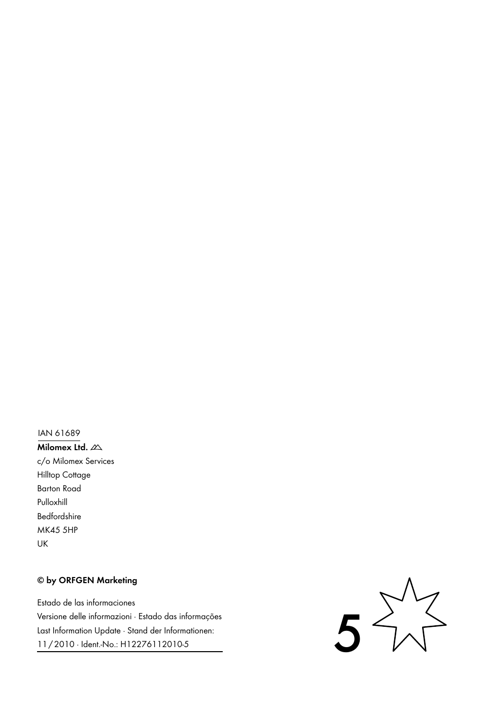 Tronic H12276 User Manual | Page 35 / 35