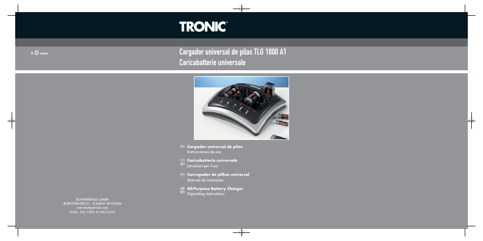 Tronic TLG 1000 A1 User Manual | 34 pages