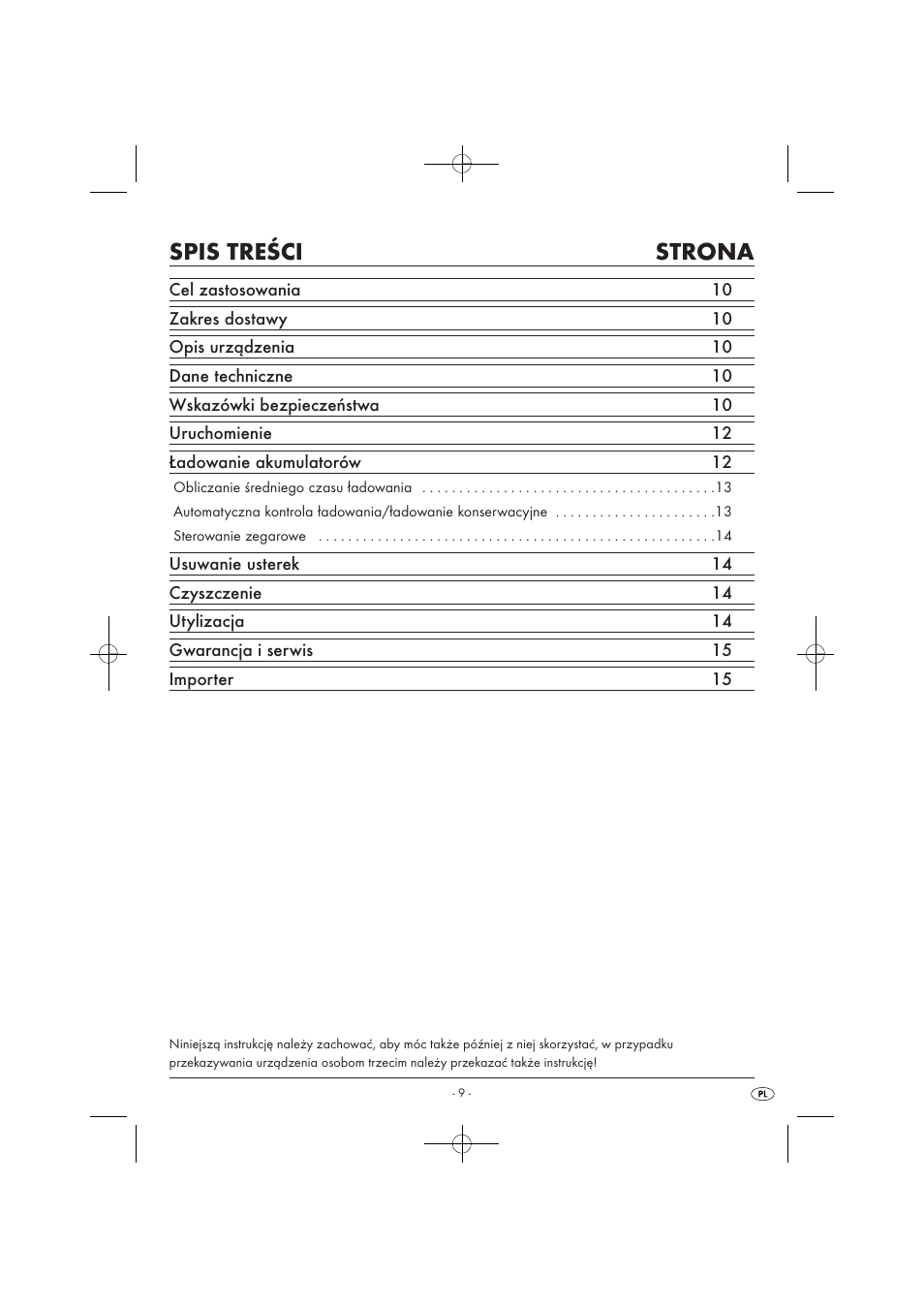 Tronic TLG 1000 A1 User Manual | Page 11 / 66