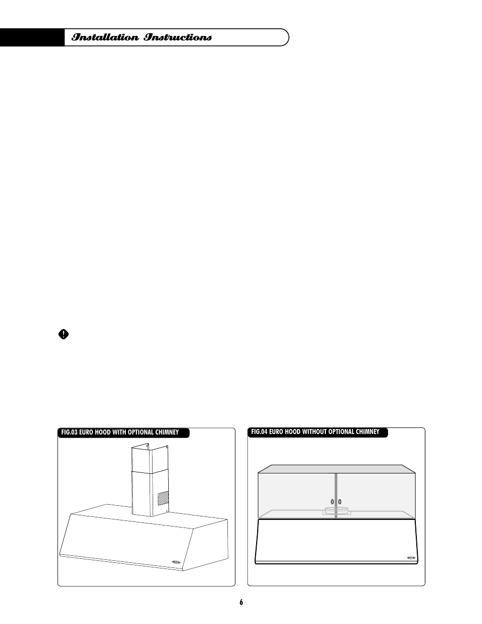 Installation instructions | DCS EH-30SS User Manual | Page 7 / 18