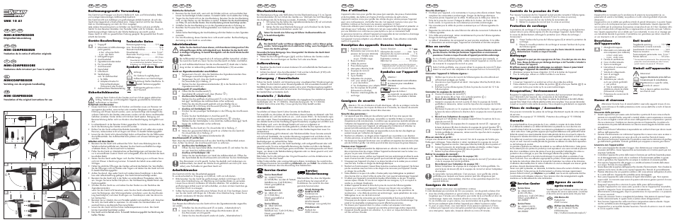 Ultimate Speed UMK 10 A1 User Manual | 2 pages