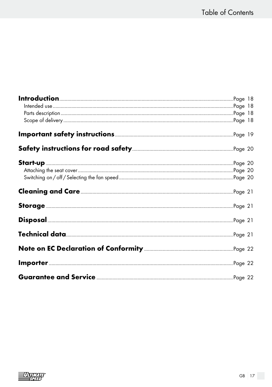 Ultimate Speed USB 12 A1 User Manual | Page 17 / 30