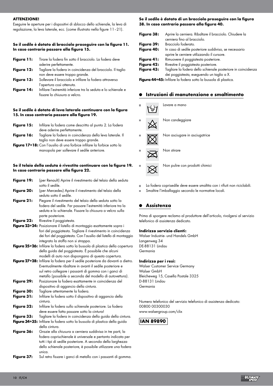Ultimate Speed Car Seat Cover User Manual | Page 10 / 15