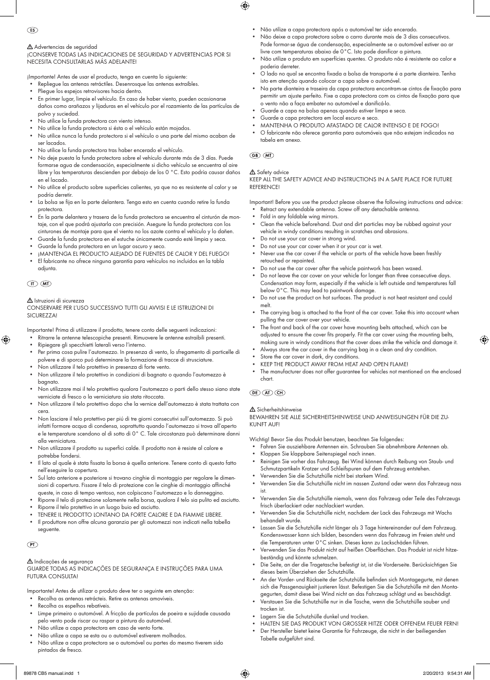 Ultimate Speed Z28554A/ Z28554B/ Z28554C User Manual | 2 pages