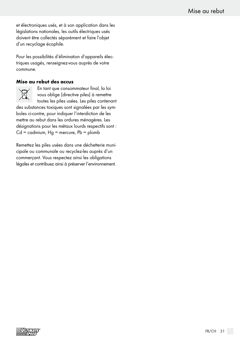 Ultimate Speed ULG 3.8 A1 User Manual | Page 21 / 49