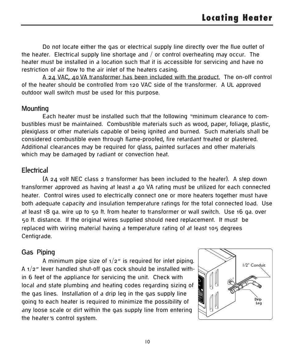 Locating heater | DCS -DRH48N User Manual | Page 11 / 22