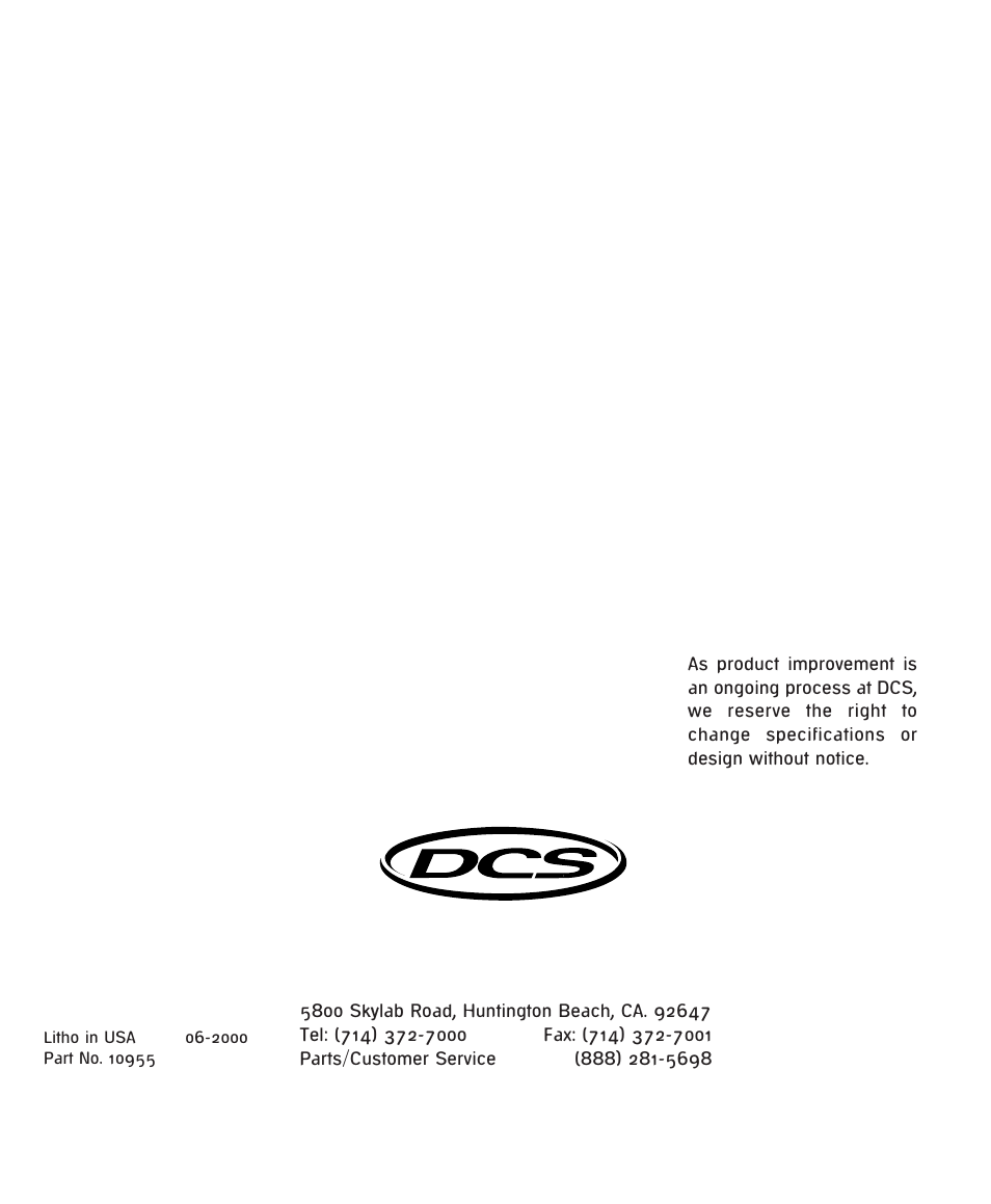 DCS -DRH48N User Manual | Page 22 / 22