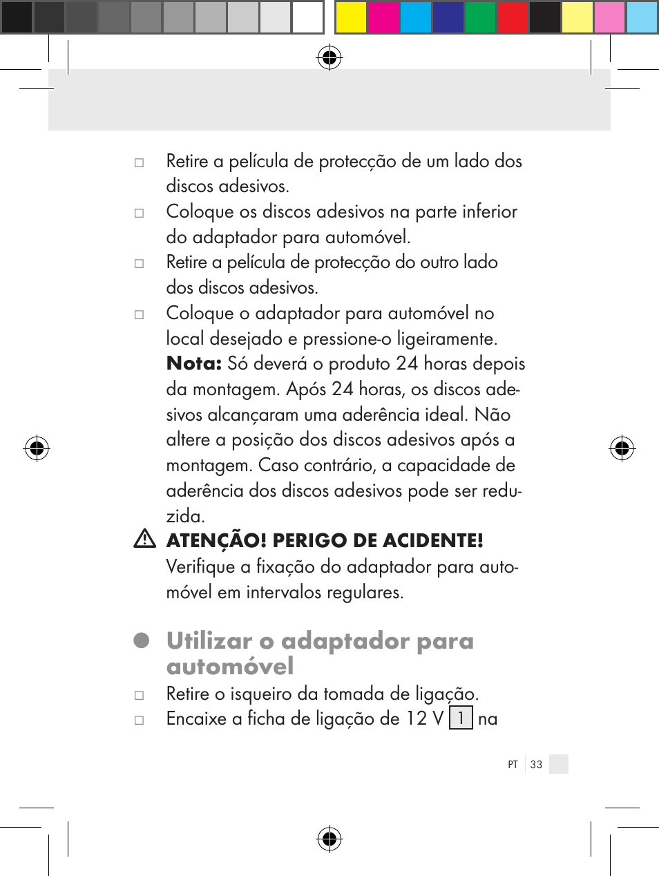 Utilizar o adaptador para automóvel | Ultimate Speed Z31381 User Manual | Page 33 / 58