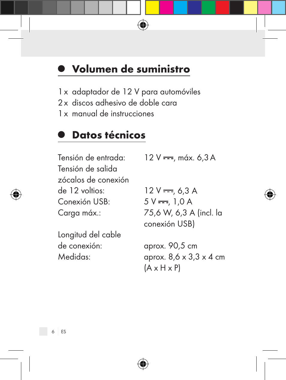 Volumen de suministro, Datos técnicos | Ultimate Speed Z31381 User Manual | Page 6 / 58
