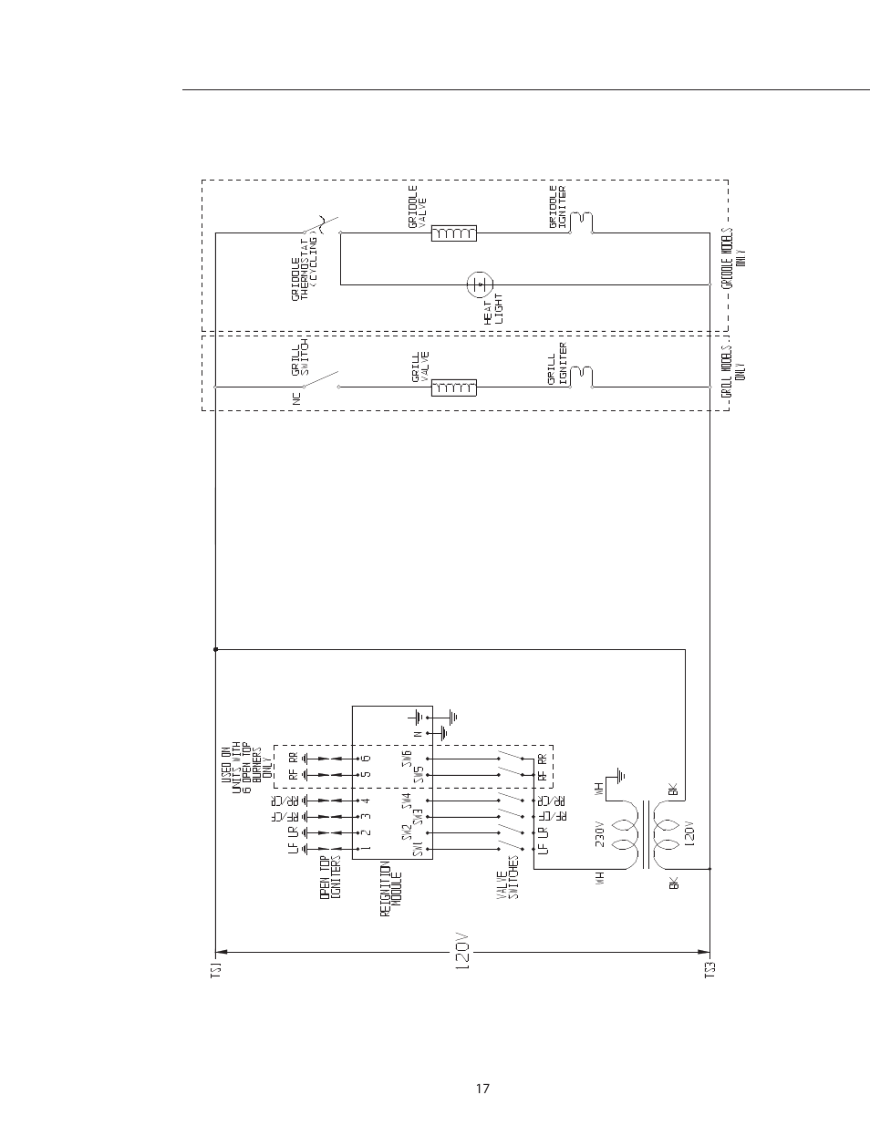 Cs 36” / 48” schematic | DCS CS-364GL User Manual | Page 18 / 26