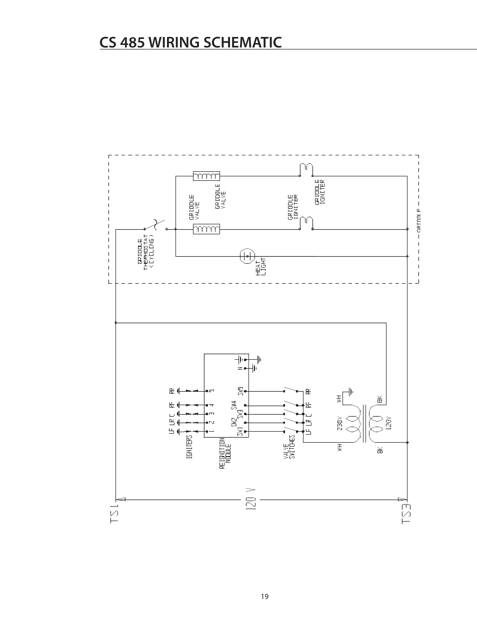 Cs 485 wiring schematic | DCS CS-364GL User Manual | Page 20 / 26