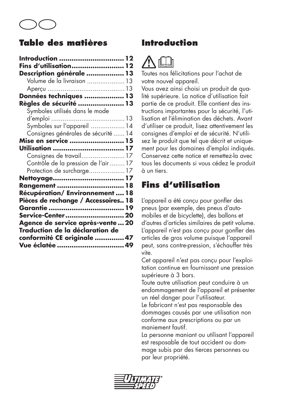 Ultimate Speed UMK 10 A1 User Manual | Page 12 / 50