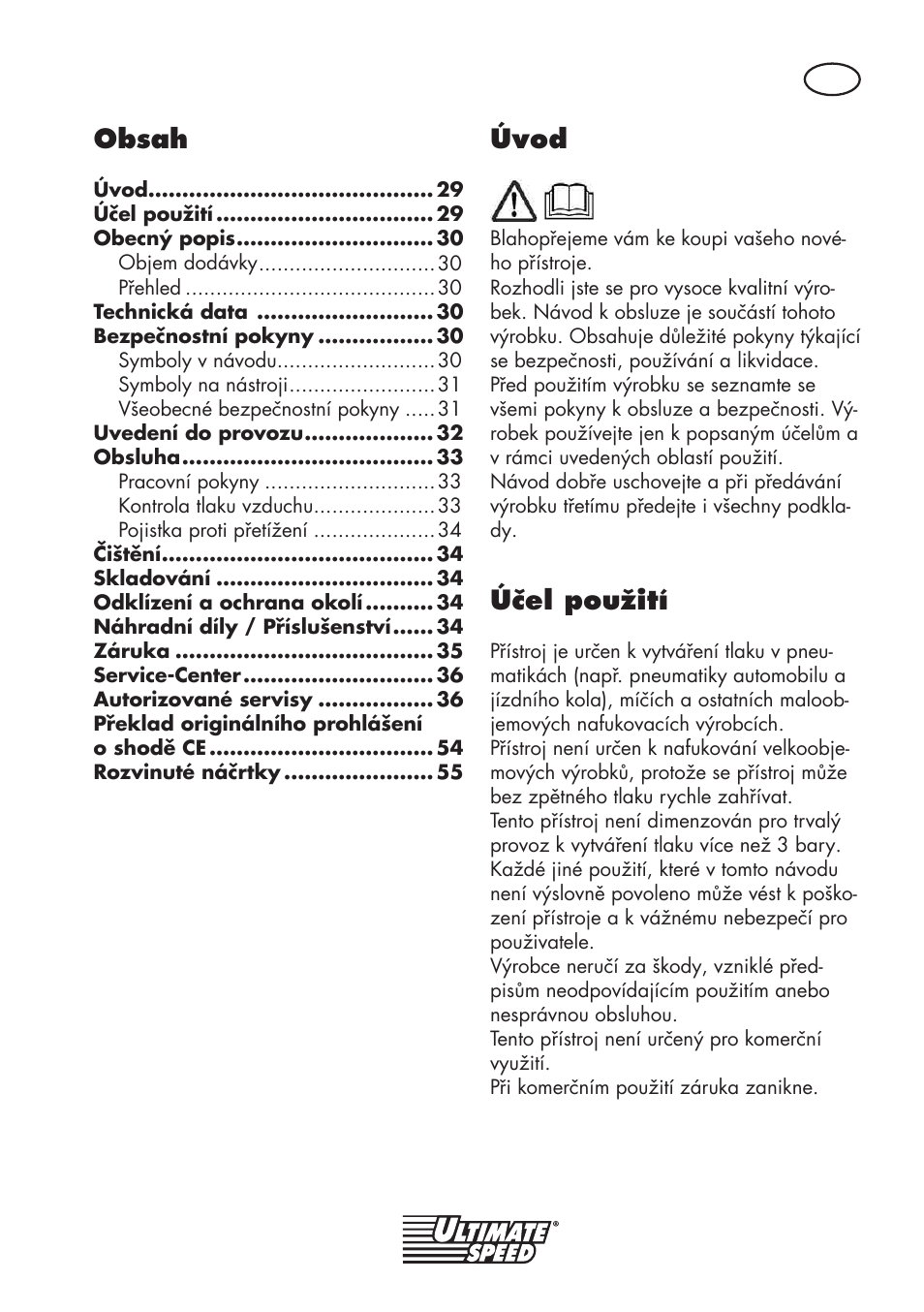 Ultimate Speed UMK 10 A1 User Manual | Page 29 / 58