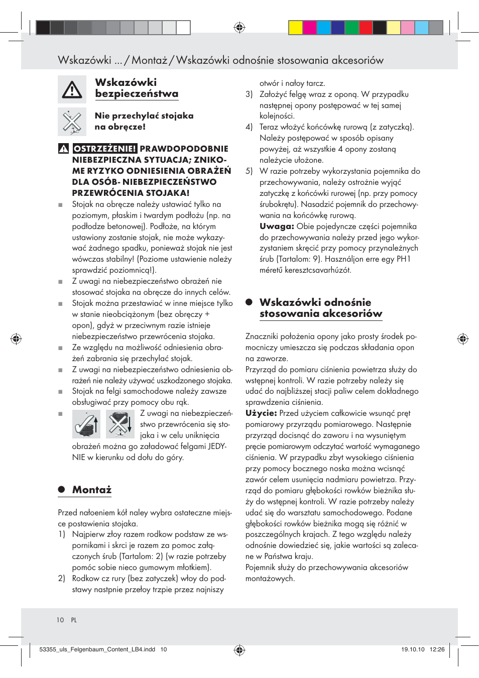 Ultimate Speed Z30454 User Manual | Page 10 / 28