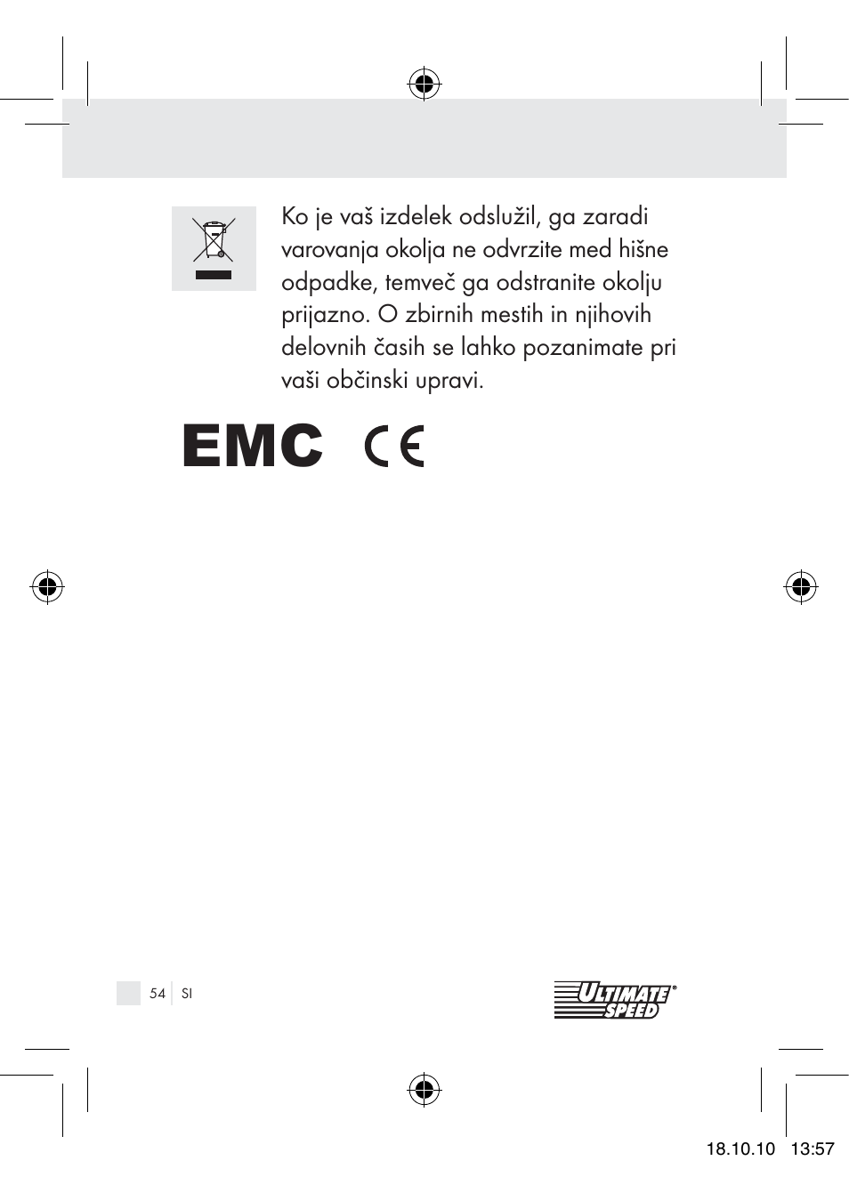 Ultimate Speed 12V CAR ADAPTOR User Manual | Page 52 / 89