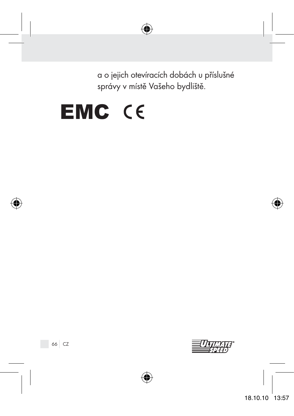 Ultimate Speed 12V CAR ADAPTOR User Manual | Page 64 / 89