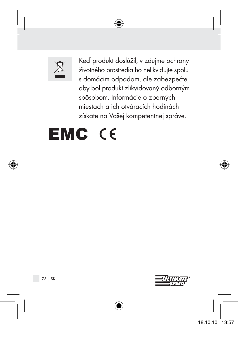 Ultimate Speed 12V CAR ADAPTOR User Manual | Page 76 / 89