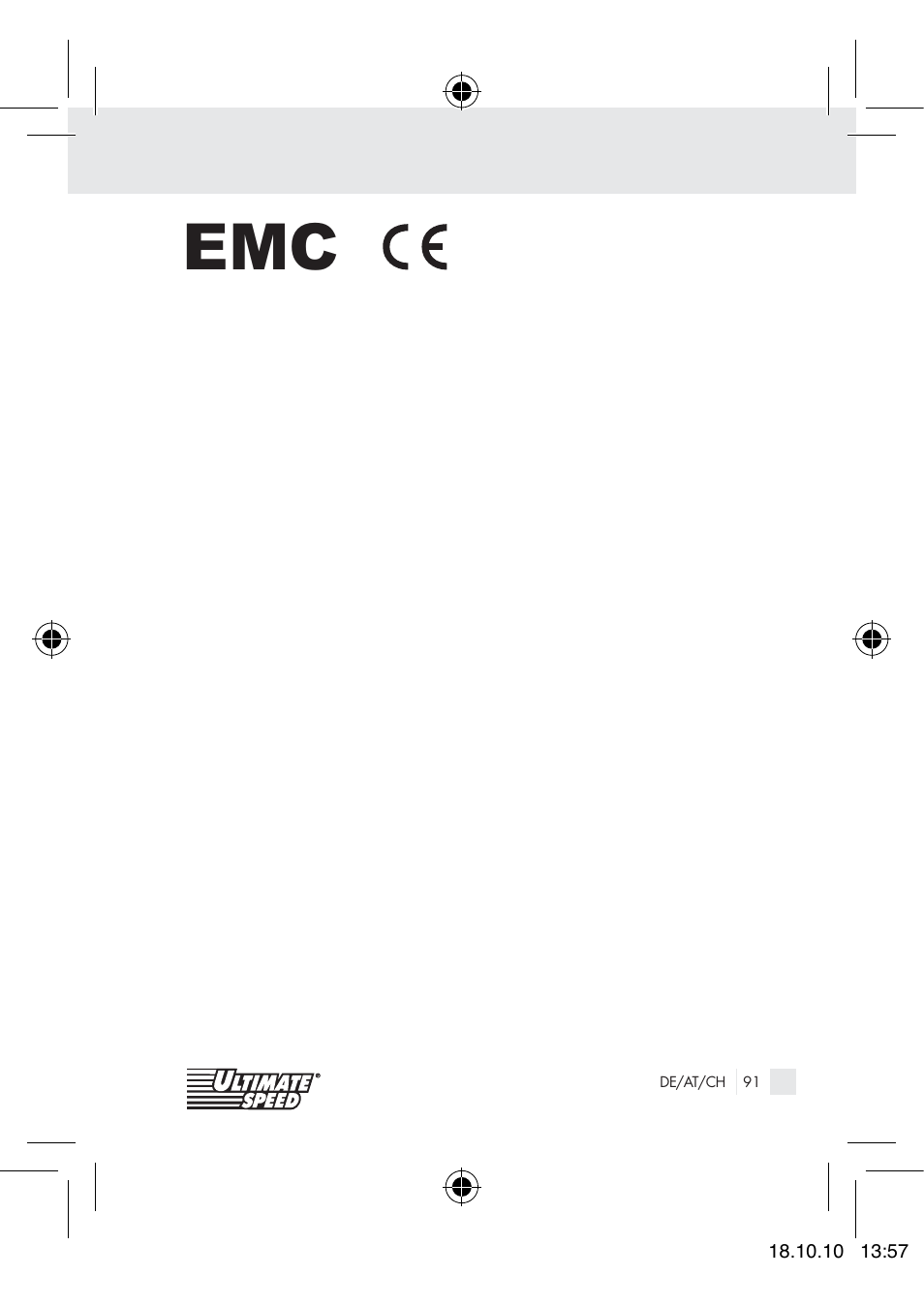 Ultimate Speed 12V CAR ADAPTOR User Manual | Page 89 / 89