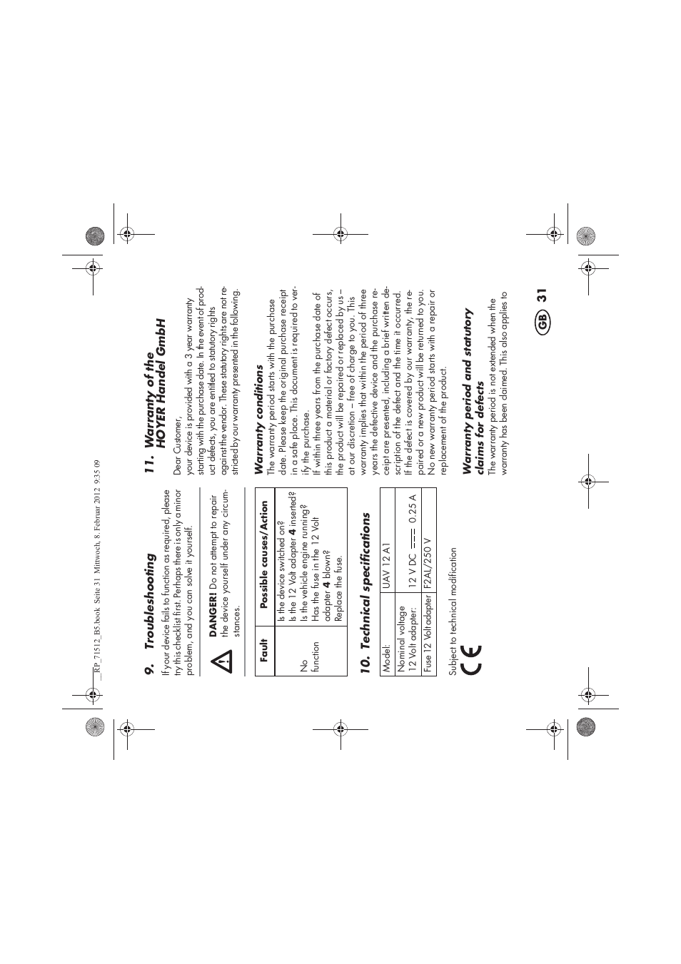 Ultimate Speed UAV 12 A1 User Manual | Page 33 / 46