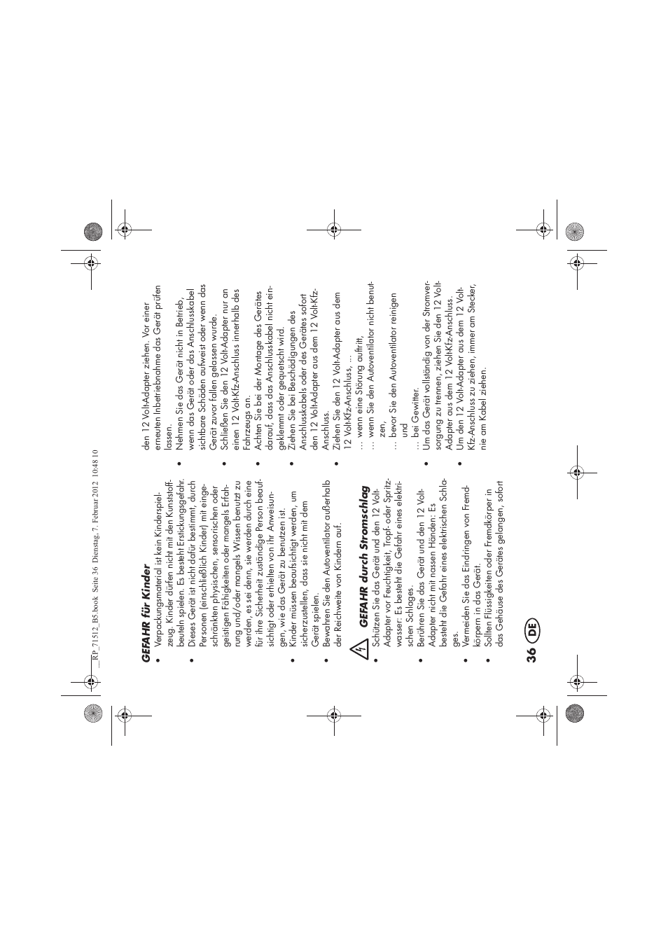 Ultimate Speed UAV 12 A1 User Manual | Page 38 / 46