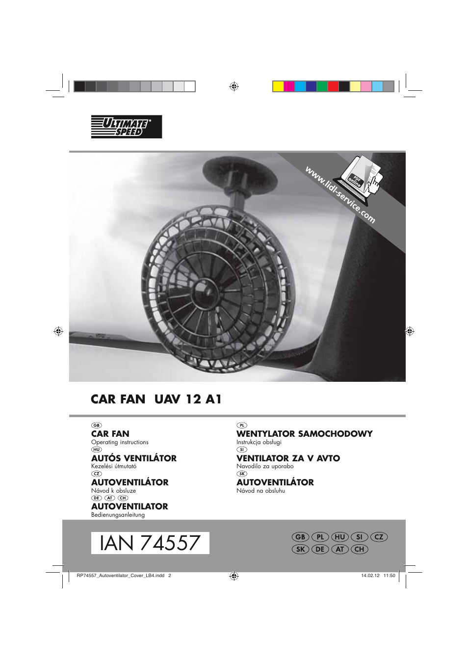 Ultimate Speed UAV 12 A1 User Manual | 70 pages