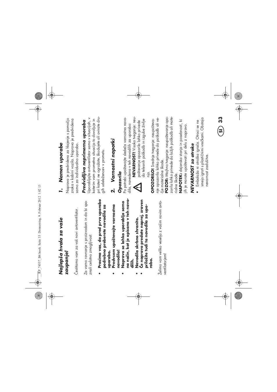 Ultimate Speed UAV 12 A1 User Manual | Page 35 / 70