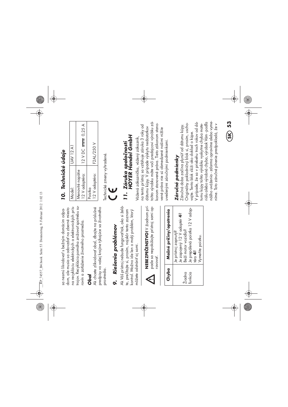 Ultimate Speed UAV 12 A1 User Manual | Page 55 / 70