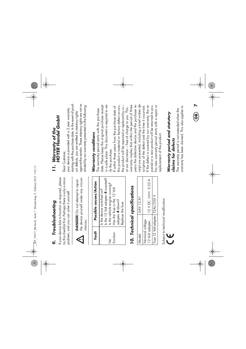Ultimate Speed UAV 12 A1 User Manual | Page 9 / 70