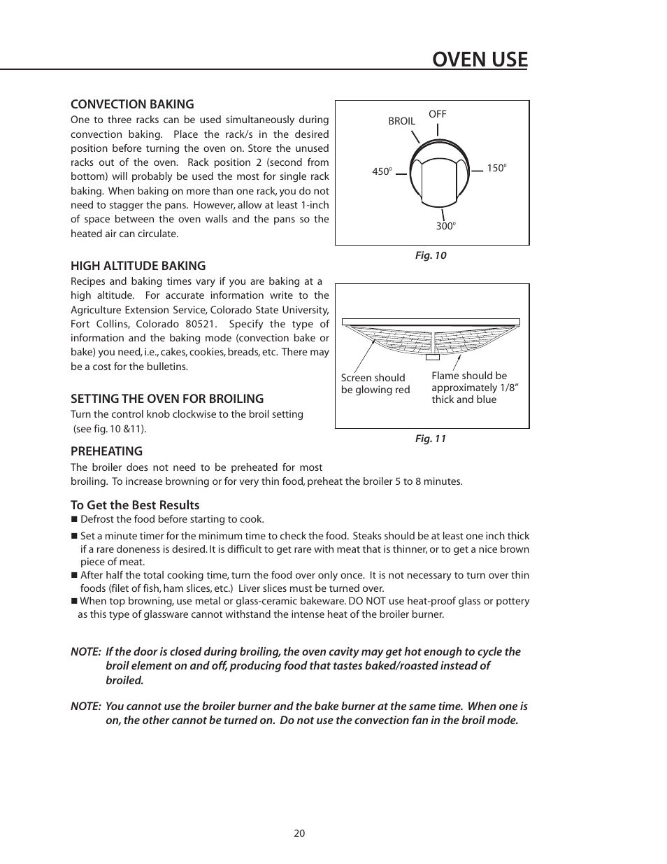 Oven use | DCS RGS-305 User Manual | Page 21 / 34