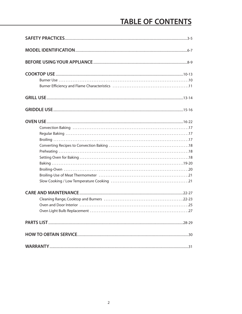 DCS RGS-305 User Manual | Page 3 / 34